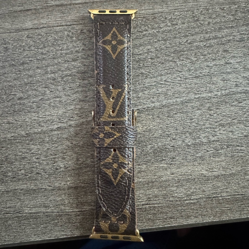 Upcycled Louis Vuitton Apple Watch Band